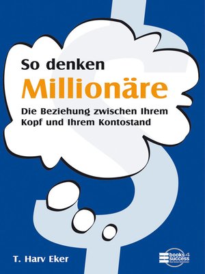 cover image of So denken Millionäre